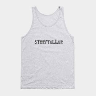 Storyteller grey and black check Tank Top